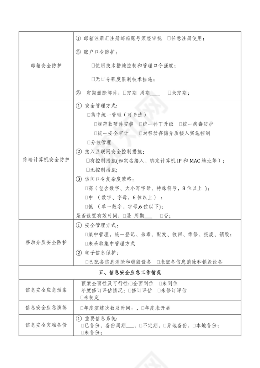 网络与信息安全检查表.docx