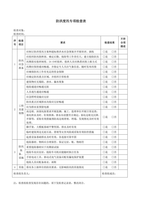 防洪度汛专项检查表.docx