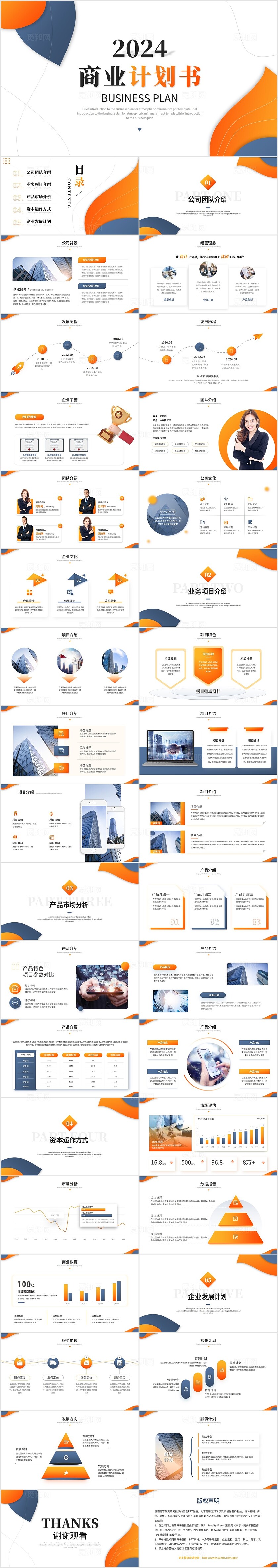 简约商务商业计划书项目介绍产品介绍公司介绍企业介绍宣传ppt模板