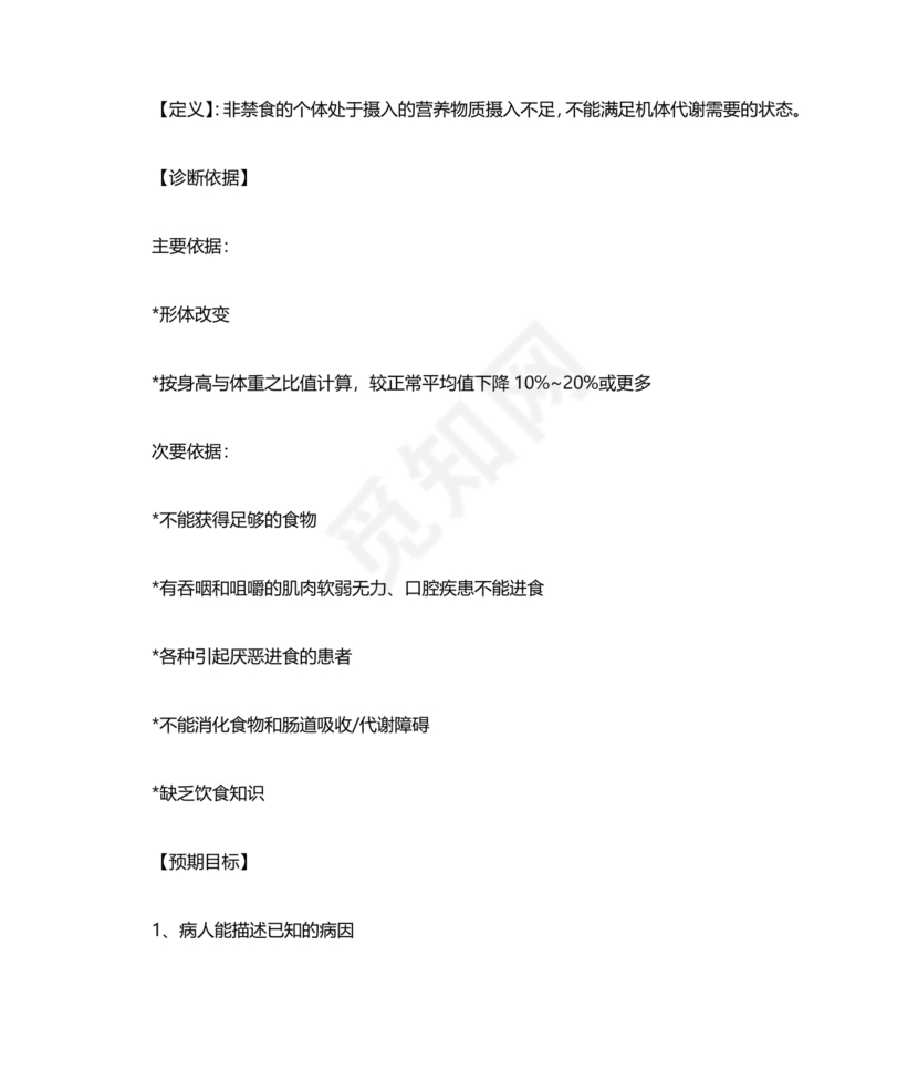 最新版128个护理诊断及措施