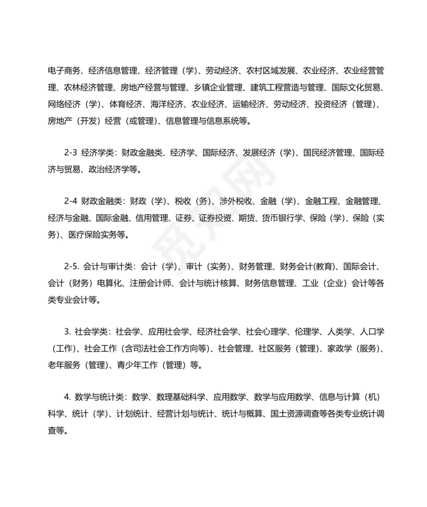 专业分类目录2024