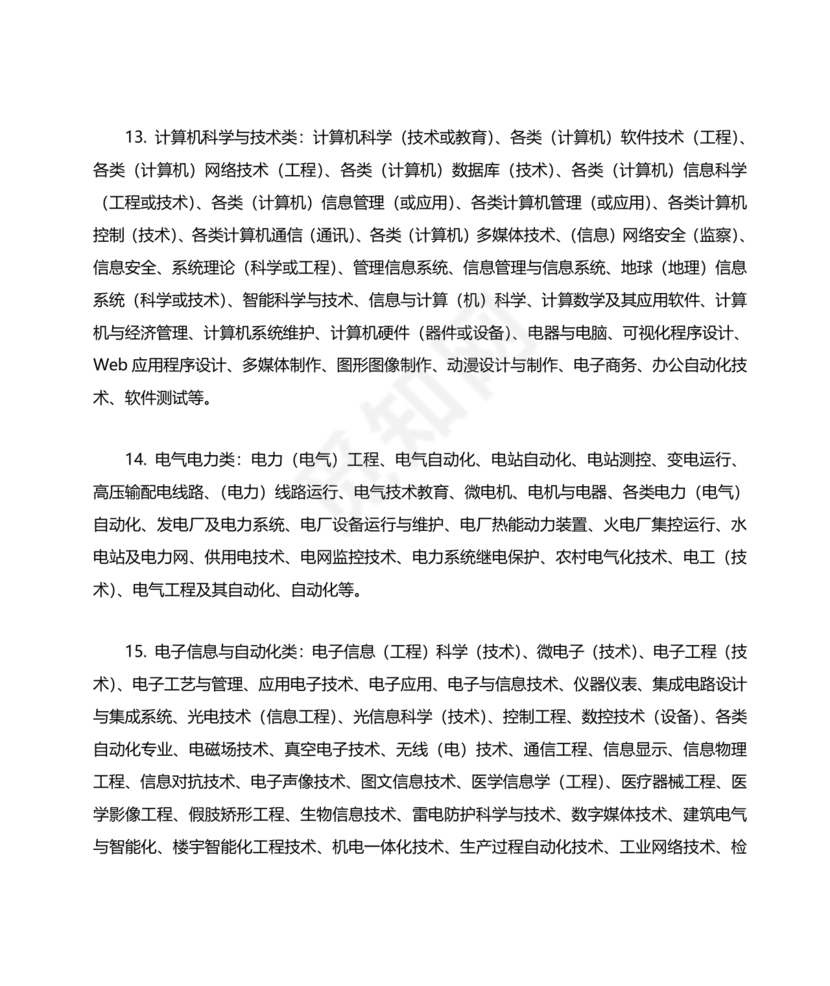 专业分类目录2024