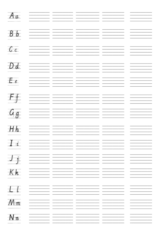 英语26个字母练习题