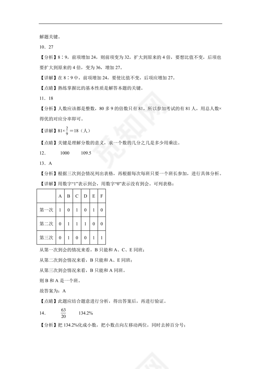 2023年成都小升初分班考试试题