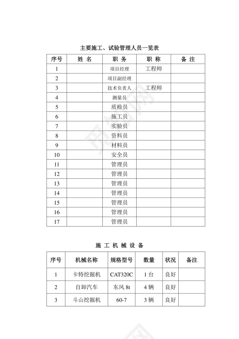 混凝土路面施工方案