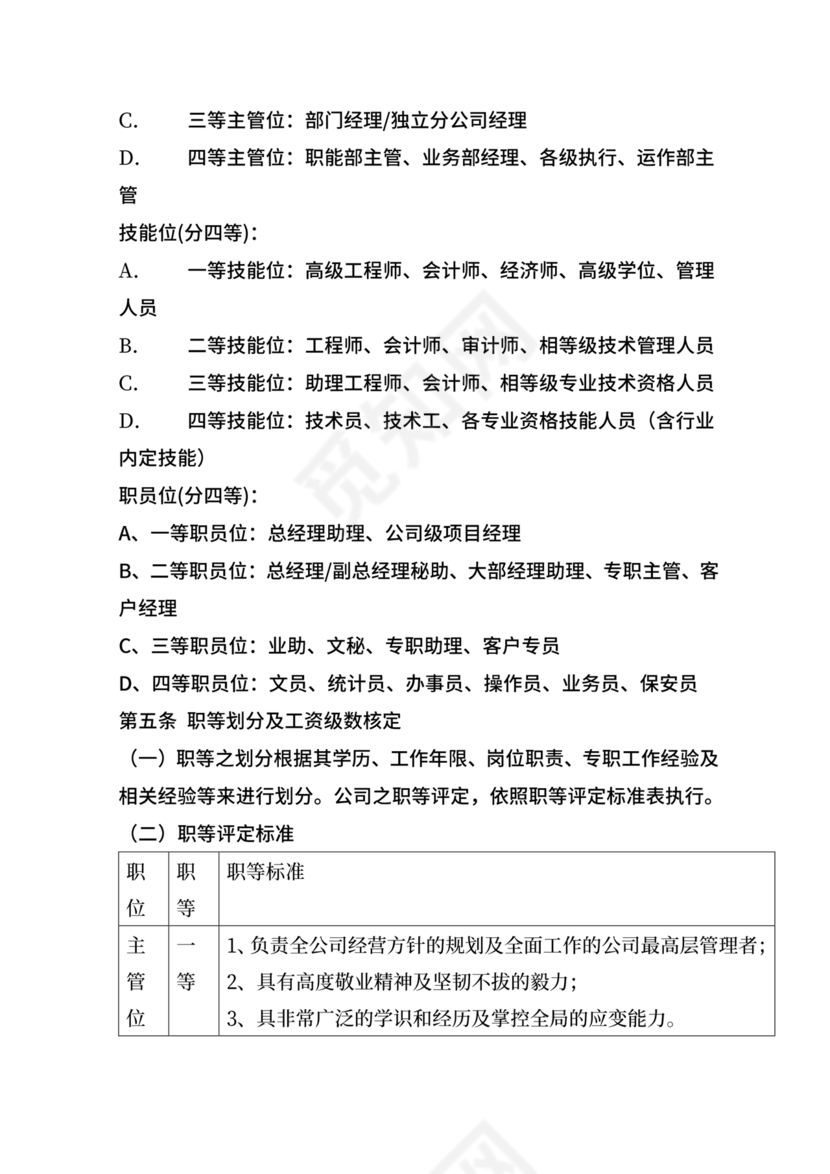 薪资结构和薪资构成