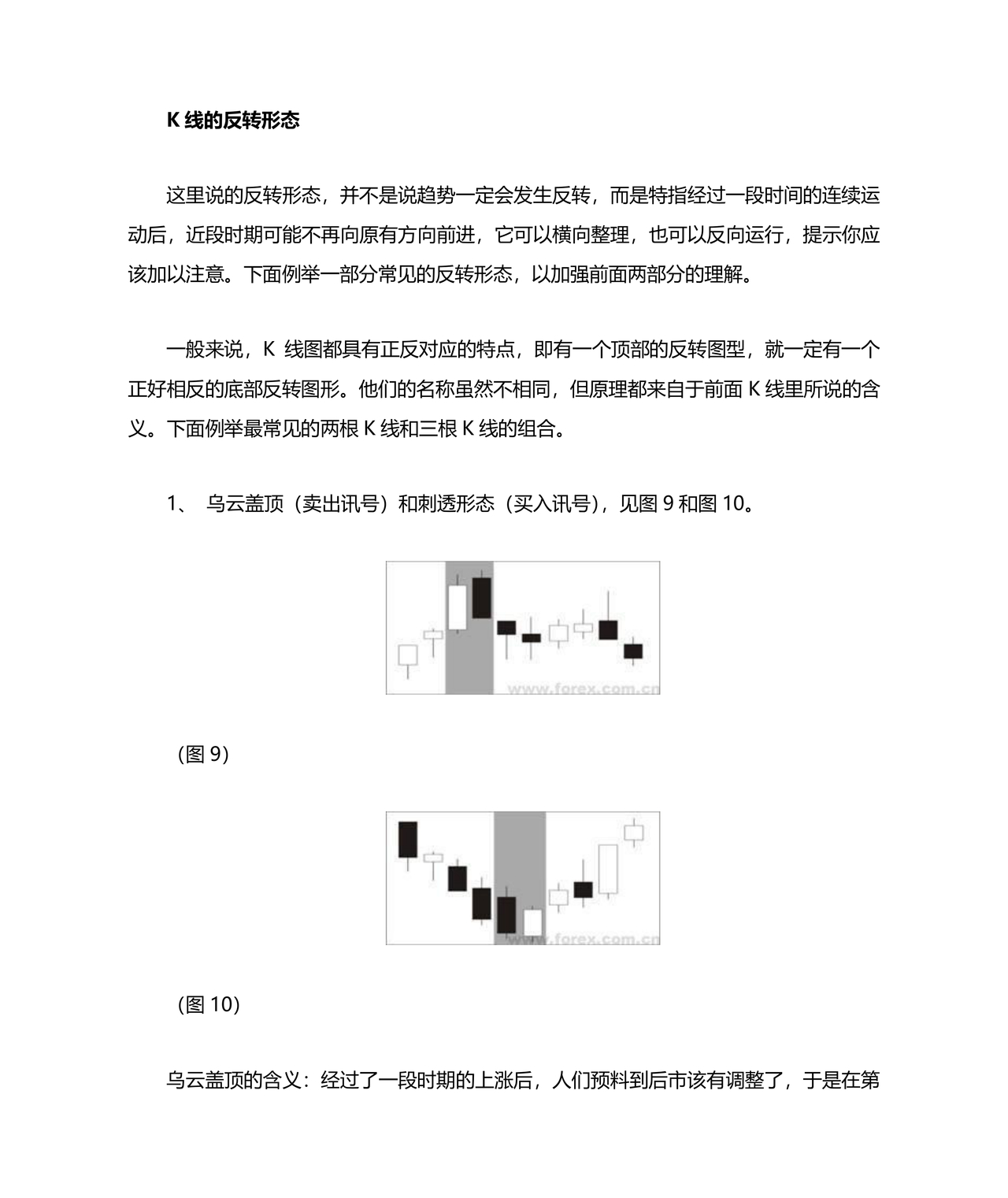 k线图基础入门知识图解