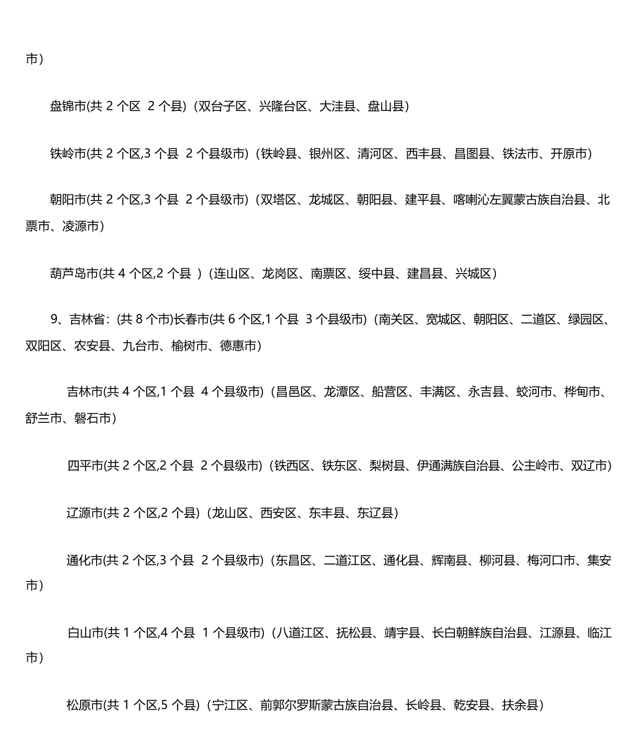 全国省市县列表完整版