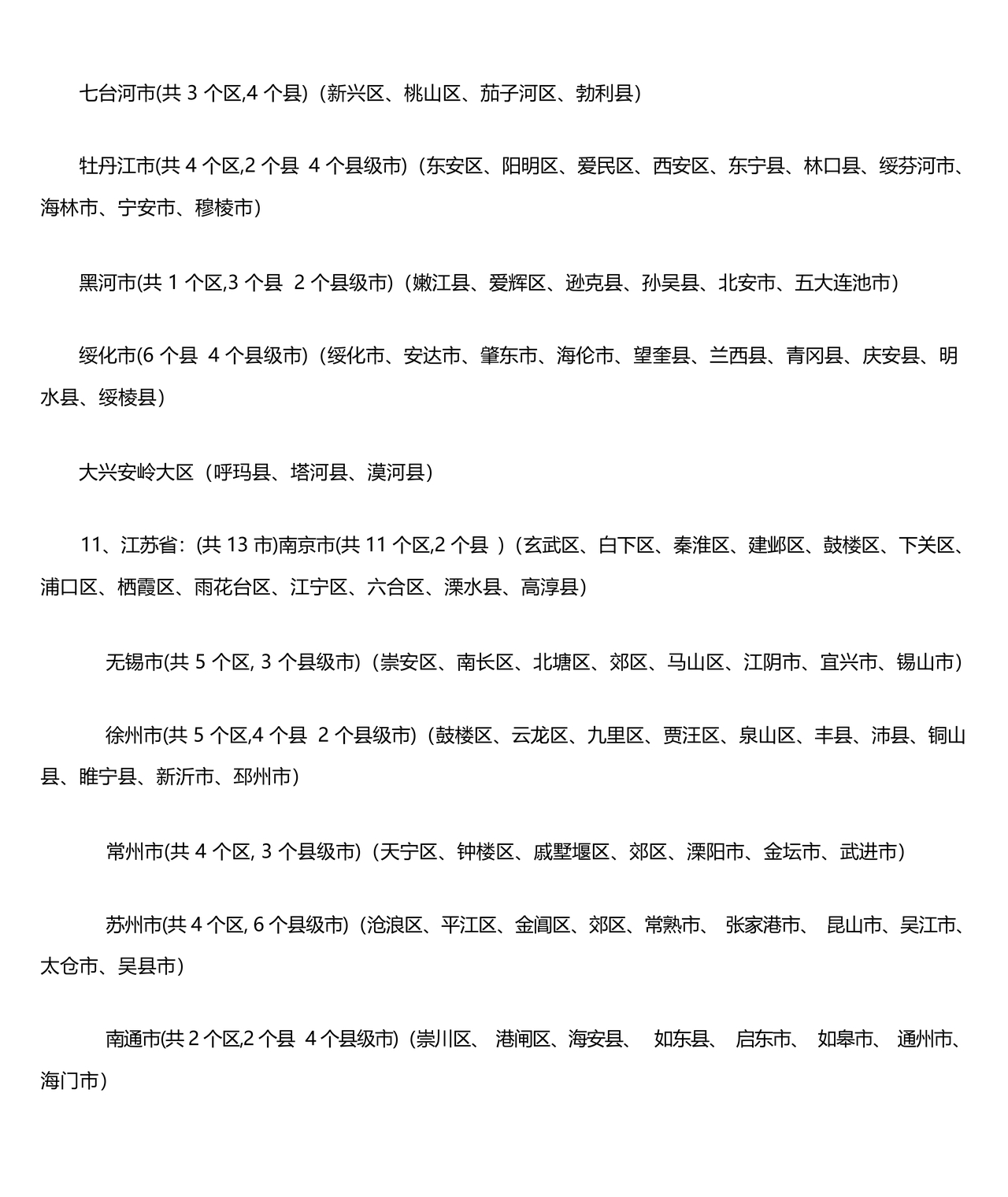 全国省市县列表完整版