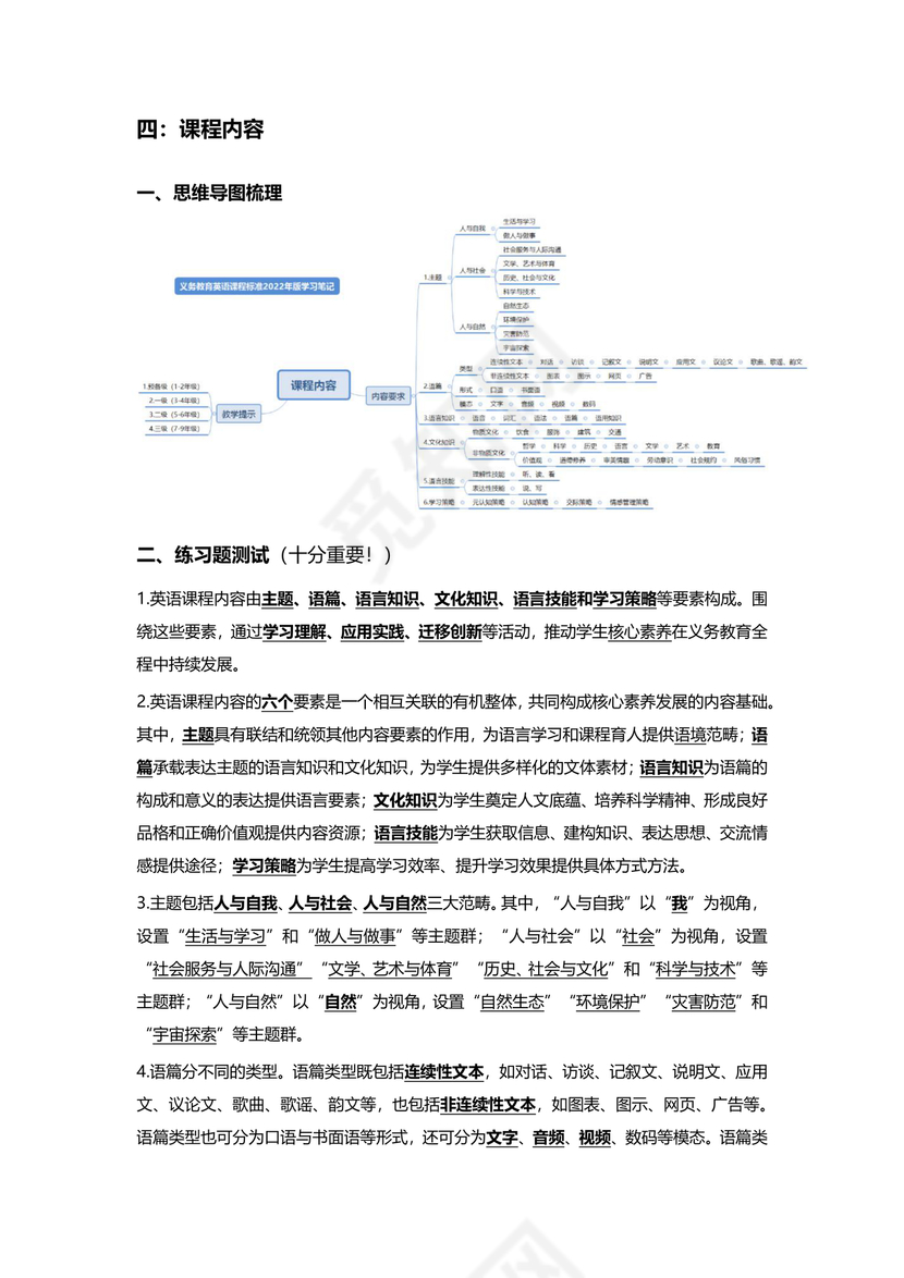 义务教育英语课程标准2022