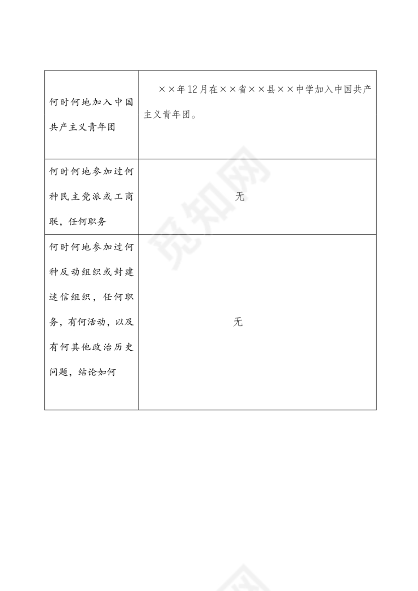 入党志愿书中的入党志愿范文最新
