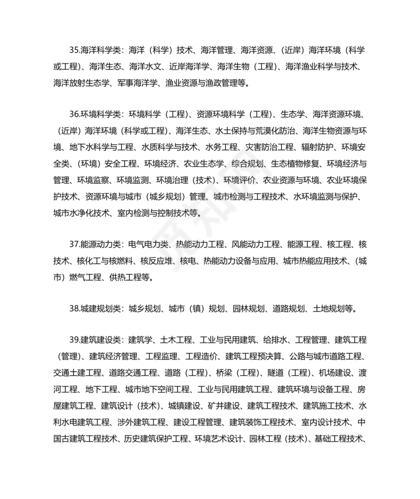 专业分类目录2024