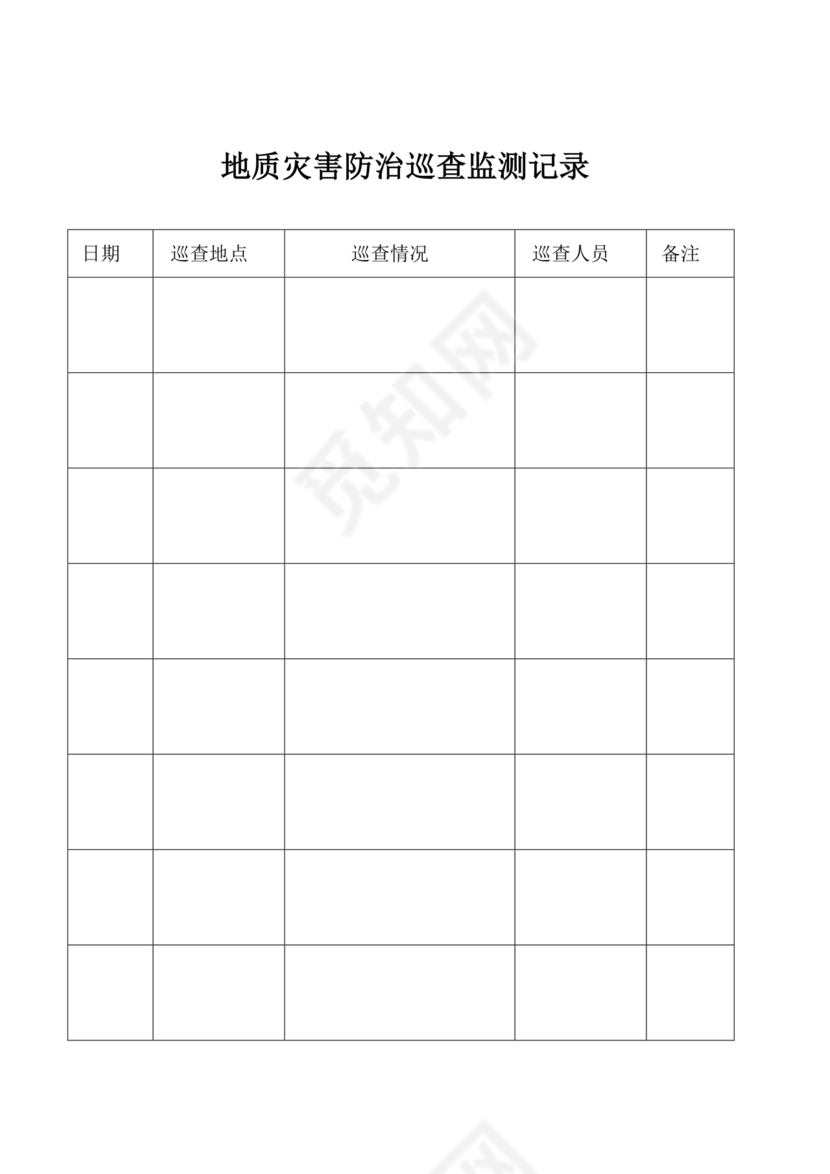 地质灾害应急预案及防治方案