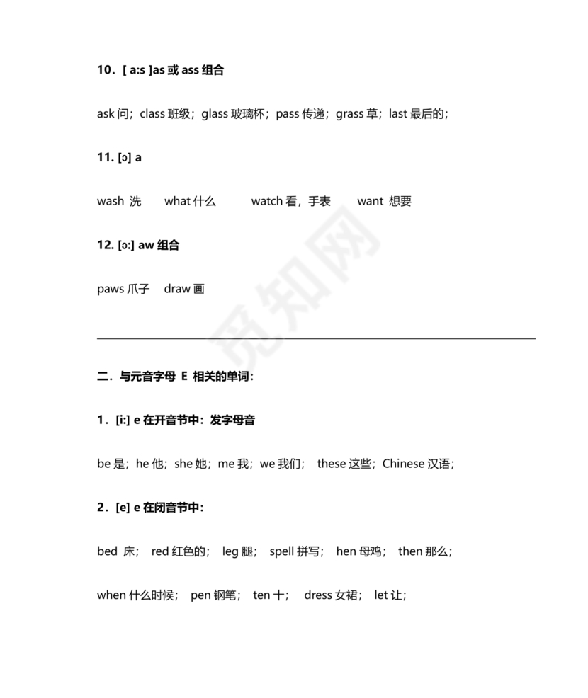初一英语音标学习