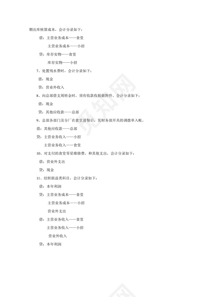 食堂财务管理制度