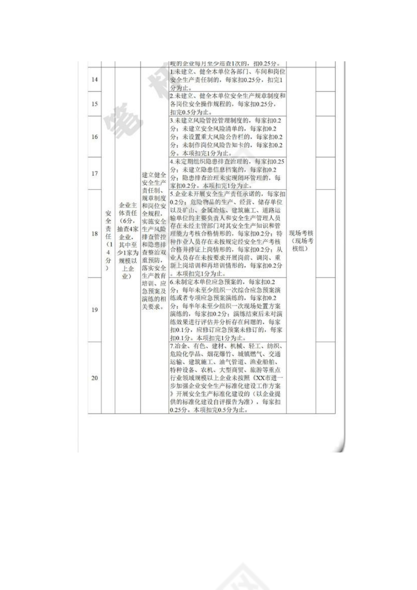 全员安全生产责任制