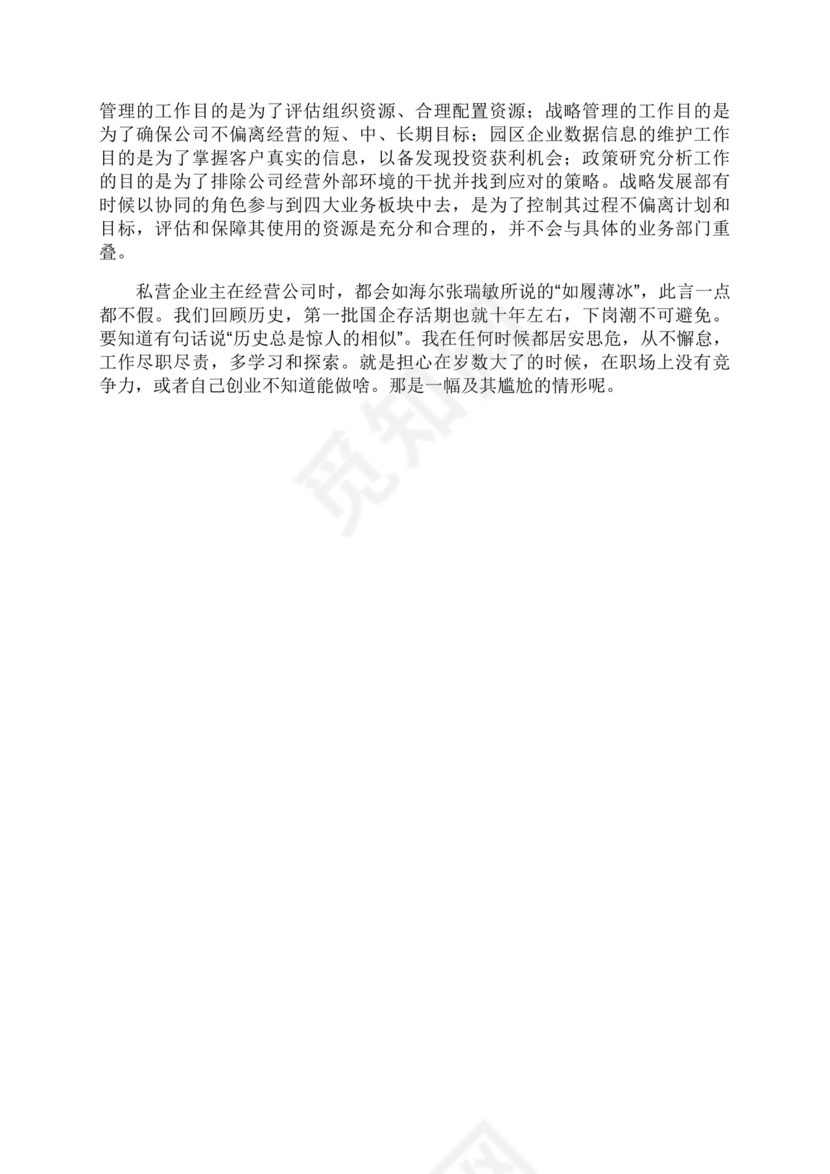 公司务虚会发言材料