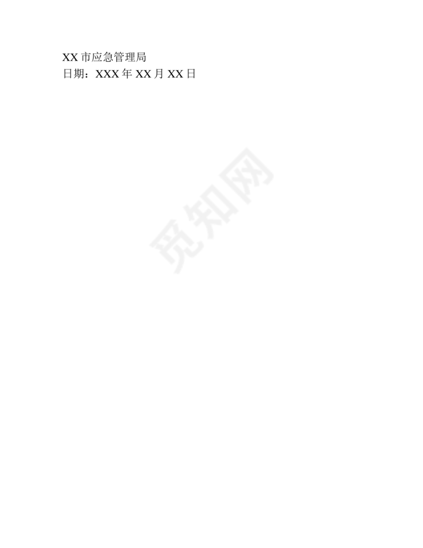 应急管理局巡察整改报告