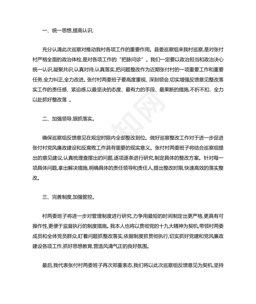 支部书记巡察整改报告