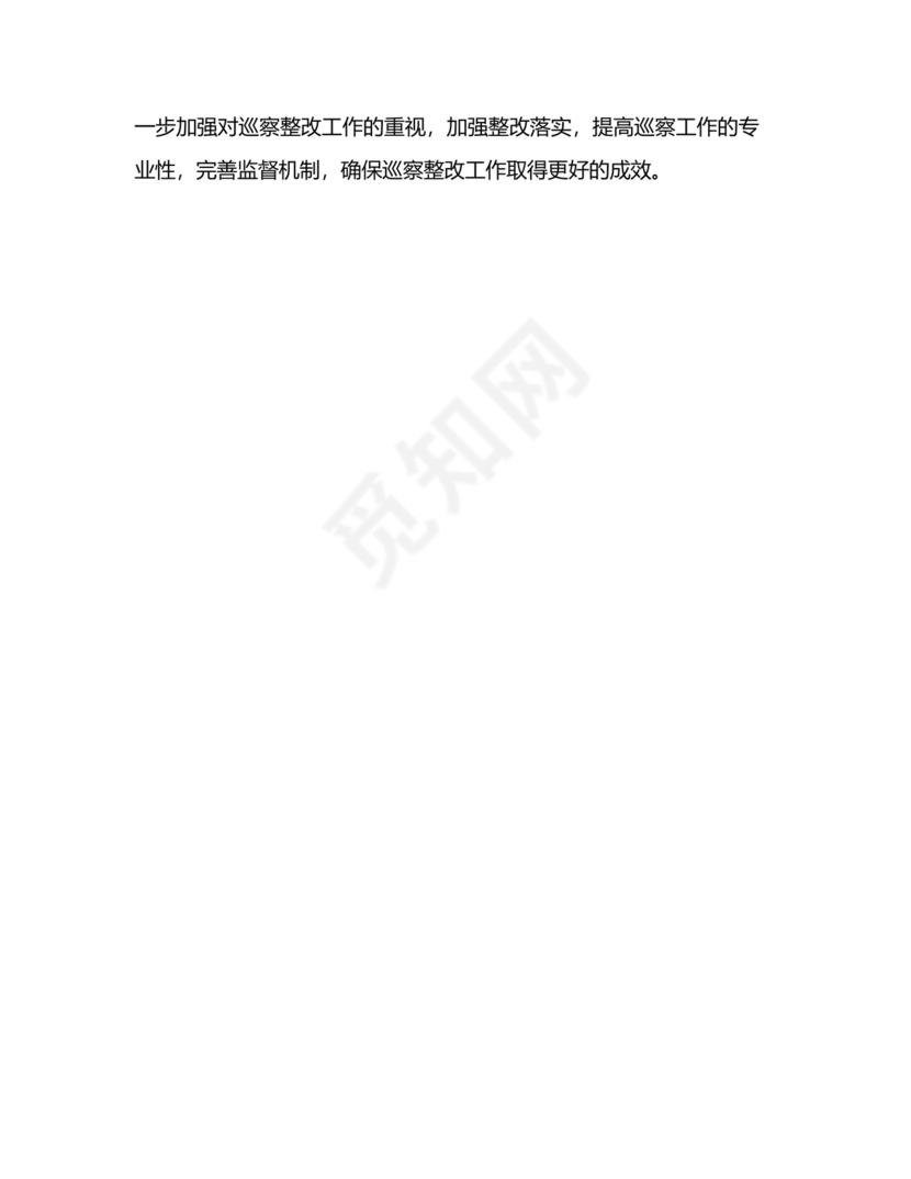 巡察整改成果汇报