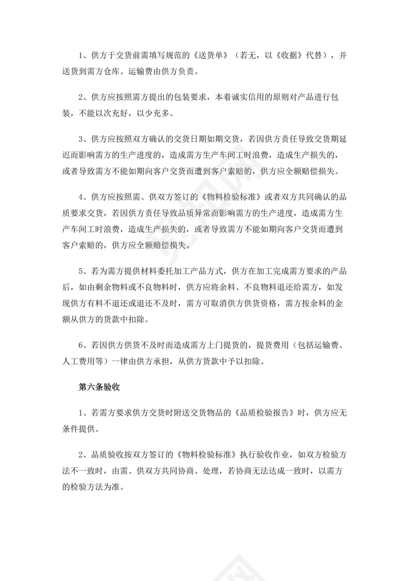 供应商电商平台合作协议