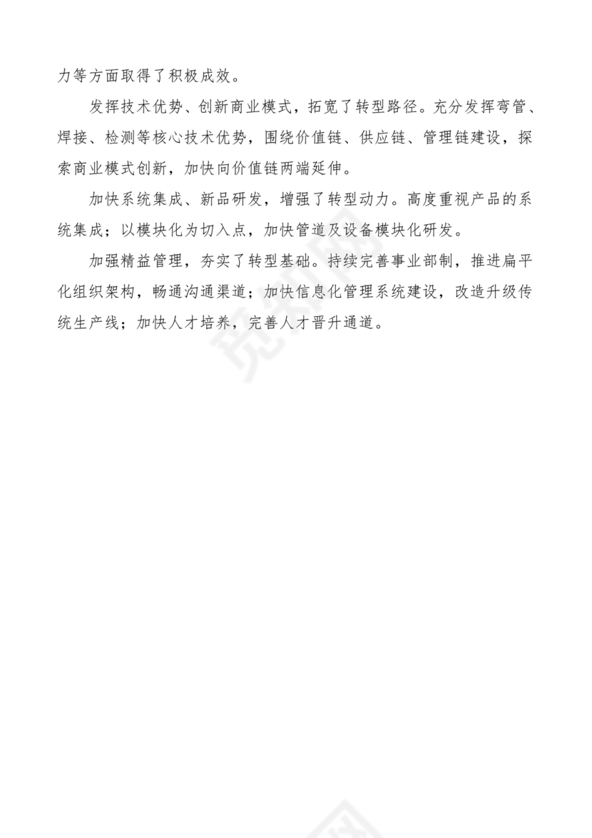 集团务虚会议发言材料