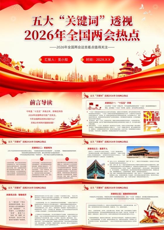 五大关键词透视2026年全国两会热点关注两会聚焦民生专题党建党课党政
