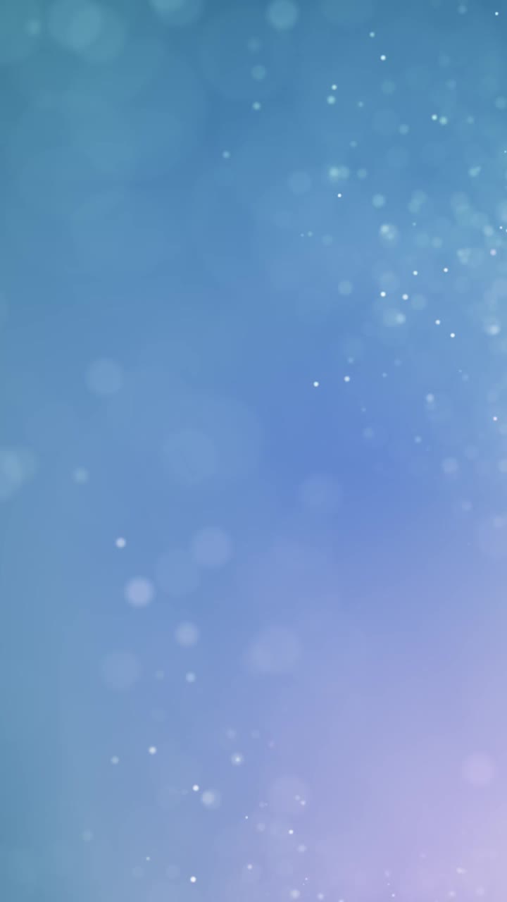 纯色流动粒子，技术视频背景，抽象未来无缝循环。技术数字波背景概念-美丽的运动波点纹理与发光离焦粒子。有网络或技术背景。蓝色