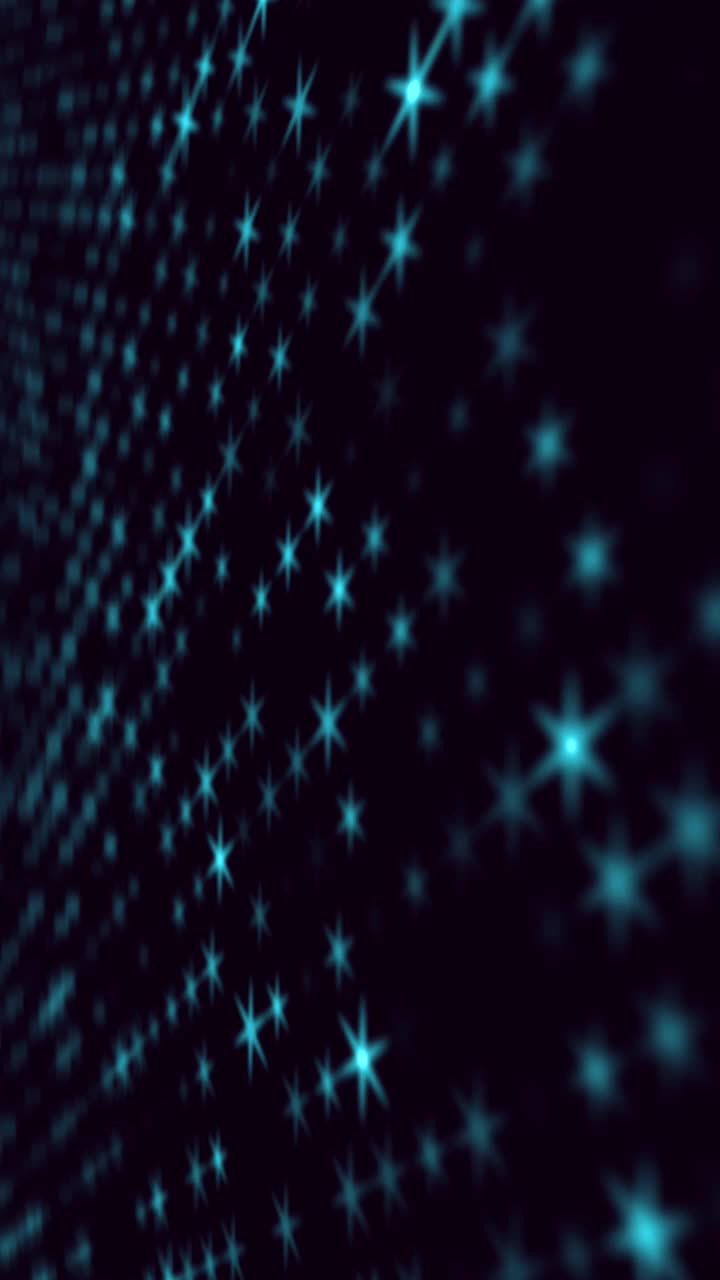 数字屏幕上的脉冲led点。迪斯科墙背景与闪烁的灯光。闪亮的led舞台，音乐会灯光，灯具。闪闪发光的亮片幕布背景音乐表演。股票视频