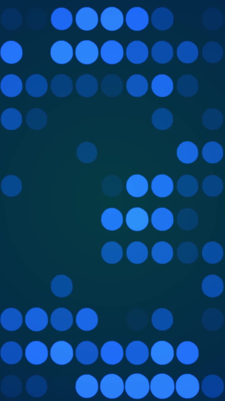 数字屏幕上的脉冲led点。迪斯科墙背景与闪烁的灯光。闪亮的led舞台，音乐会灯光，灯具。闪闪发光的亮片幕布背景音乐表演。股票视频