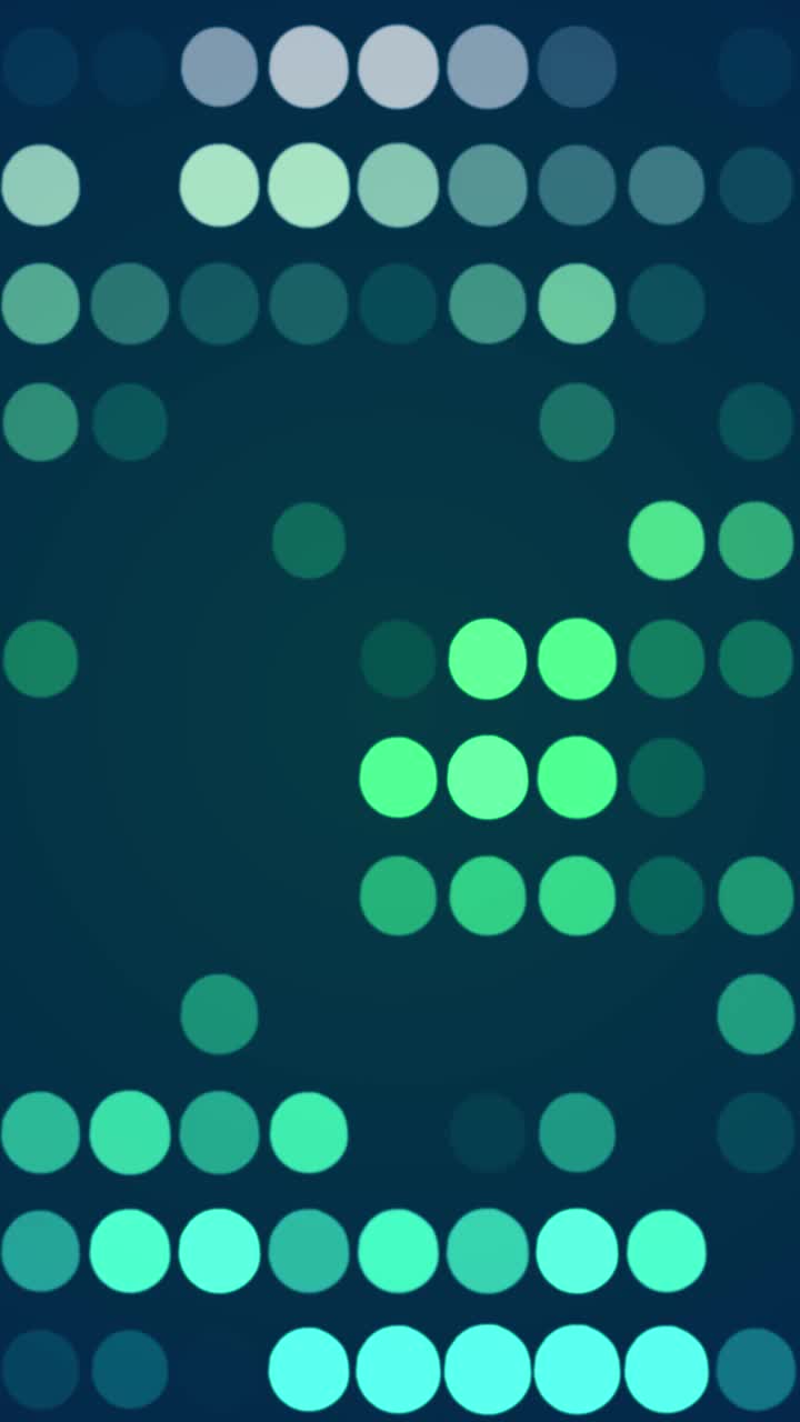 数字屏幕上的脉冲led点。迪斯科墙背景与闪烁的灯光。闪亮的led舞台，音乐会灯光，灯具。闪闪发光的亮片幕布背景音乐表演。股票视频