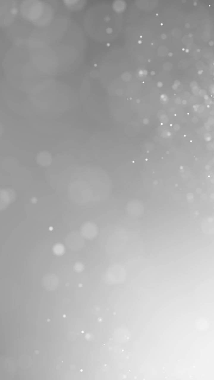 纯色流动粒子，技术视频背景，抽象未来无缝循环。技术数字波背景概念-美丽的运动波点纹理与发光离焦粒子。有网络或技术背景。蓝色