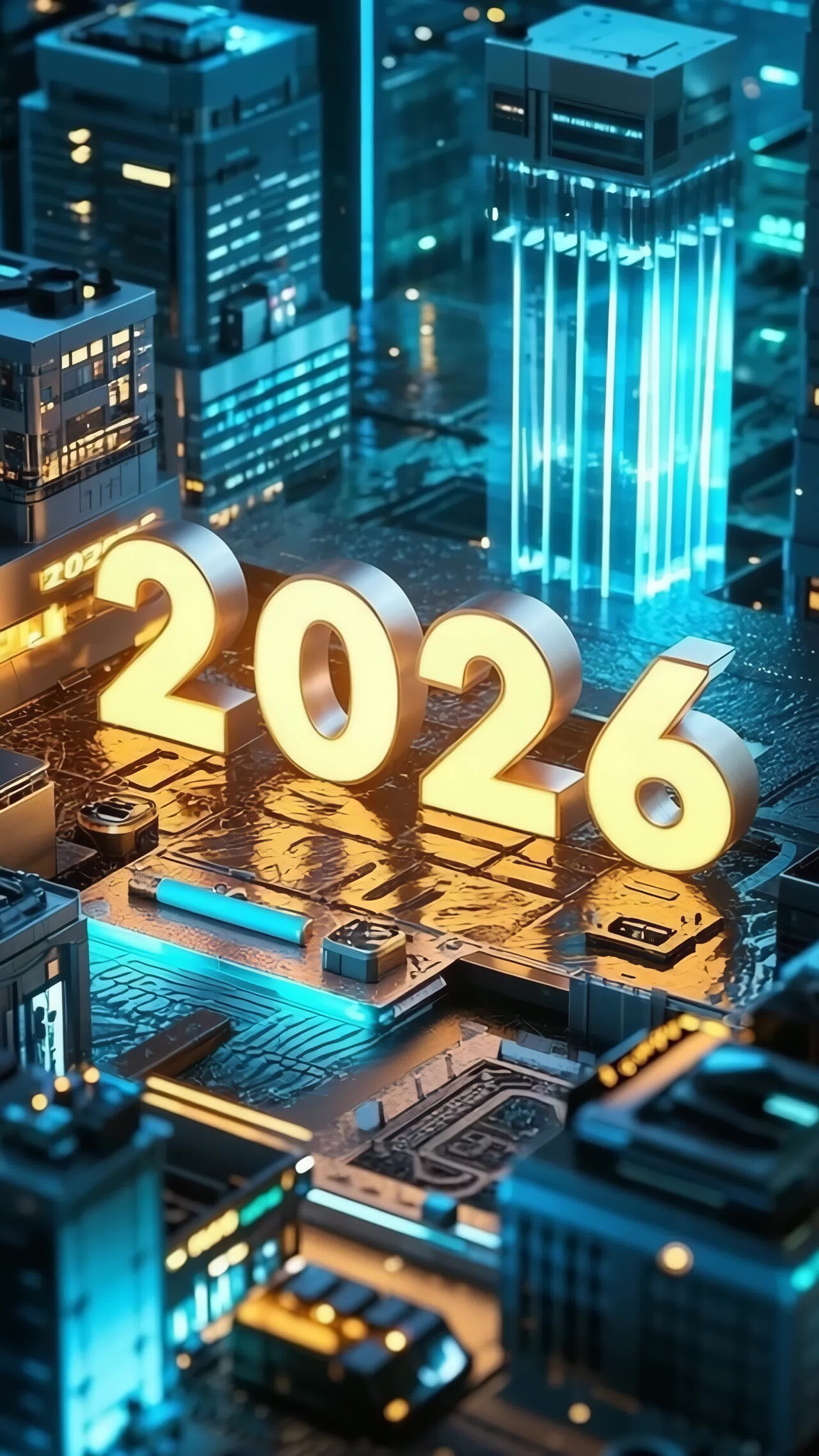 2026年科技感3D城市场景